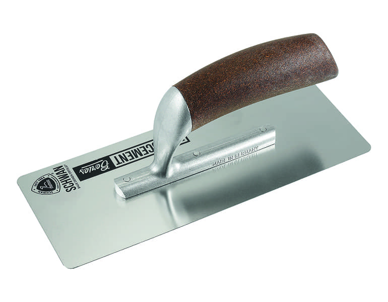 Stainless Steel Microcement Trowel with Flexible Blade and Coconut Handle