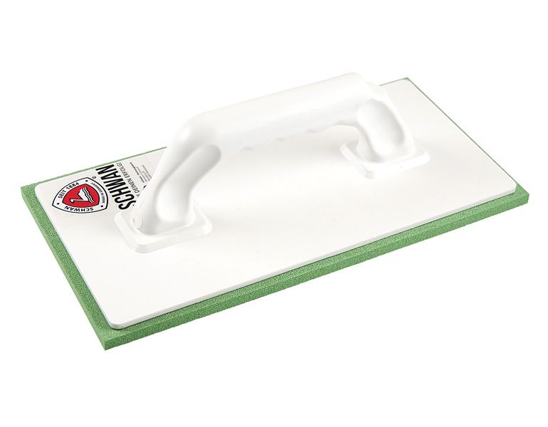 Plastic float with green caoutchouc pad
